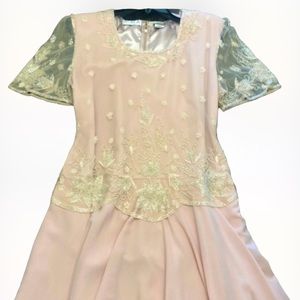 SCALA Beautiful Pale Pink Mother of the Bride Dress Sz XL